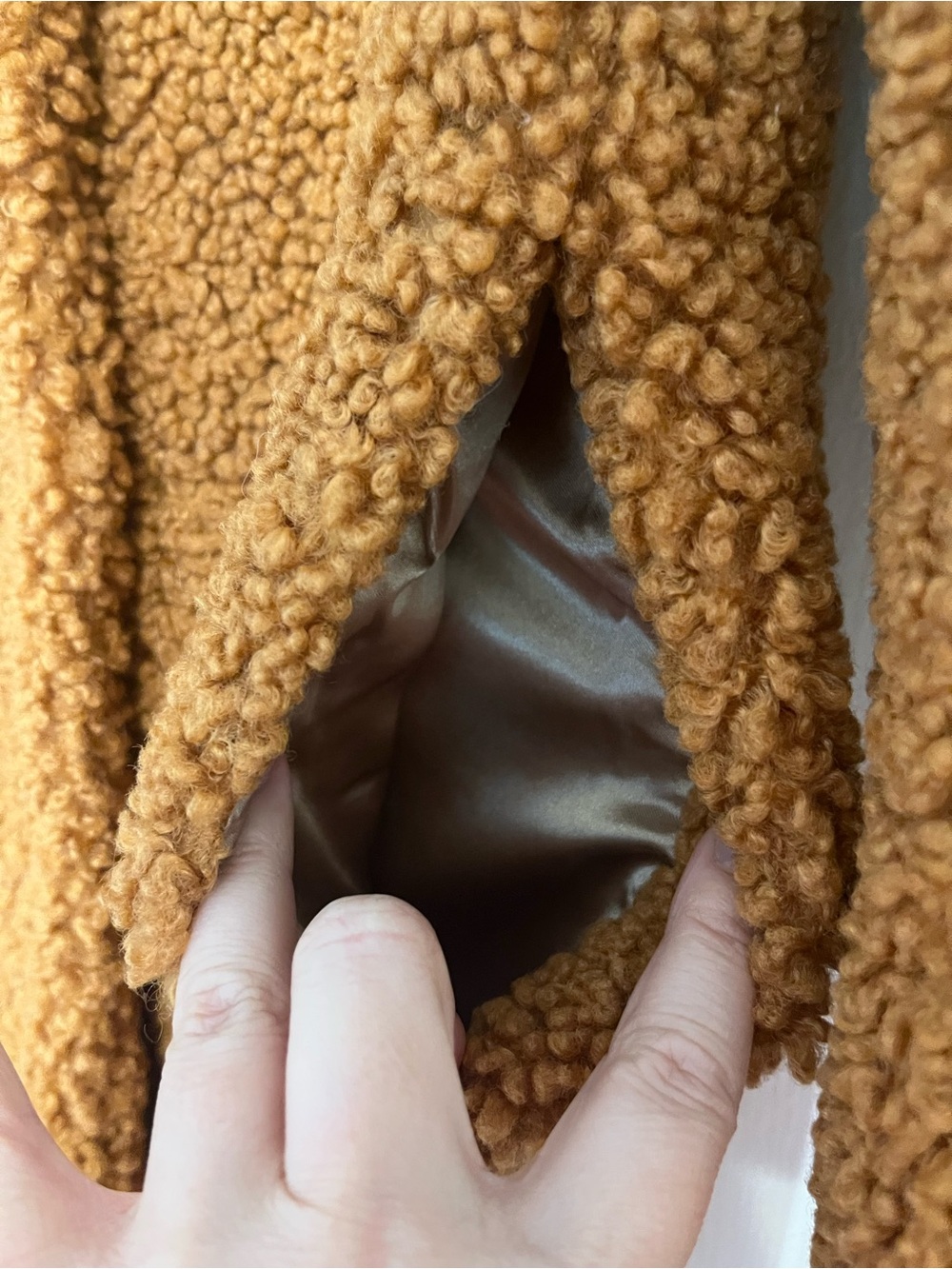 J. Crew Double-Breasted Teddy Coat in Chestnut Brown - Picture 5 of 12
